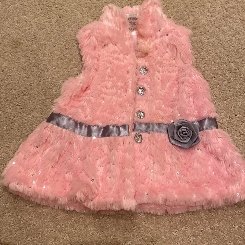 Pink vest for Fall